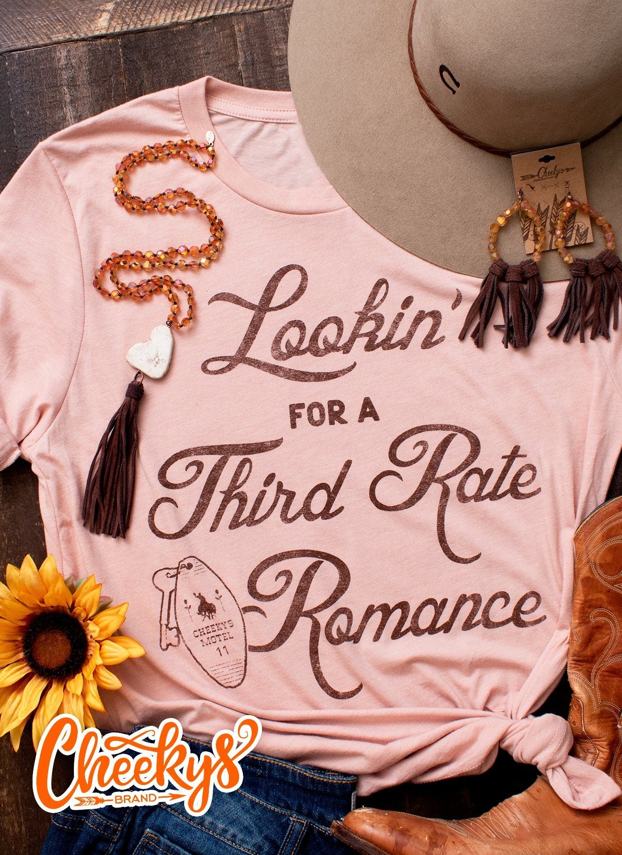 Looking For A Third Rate Romance Unisex Tee on Rosewood Cheekys Apparel 37 