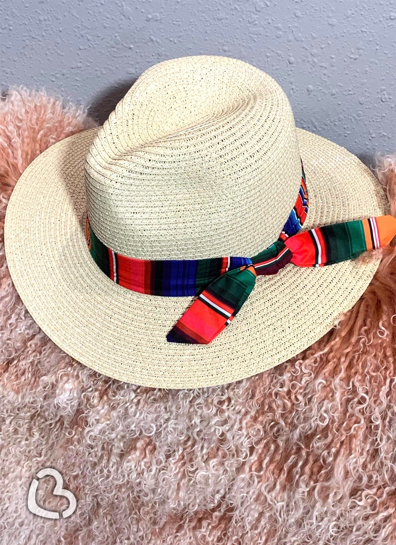 Serape Beige Panama Hat Hat Cheekys Brand 