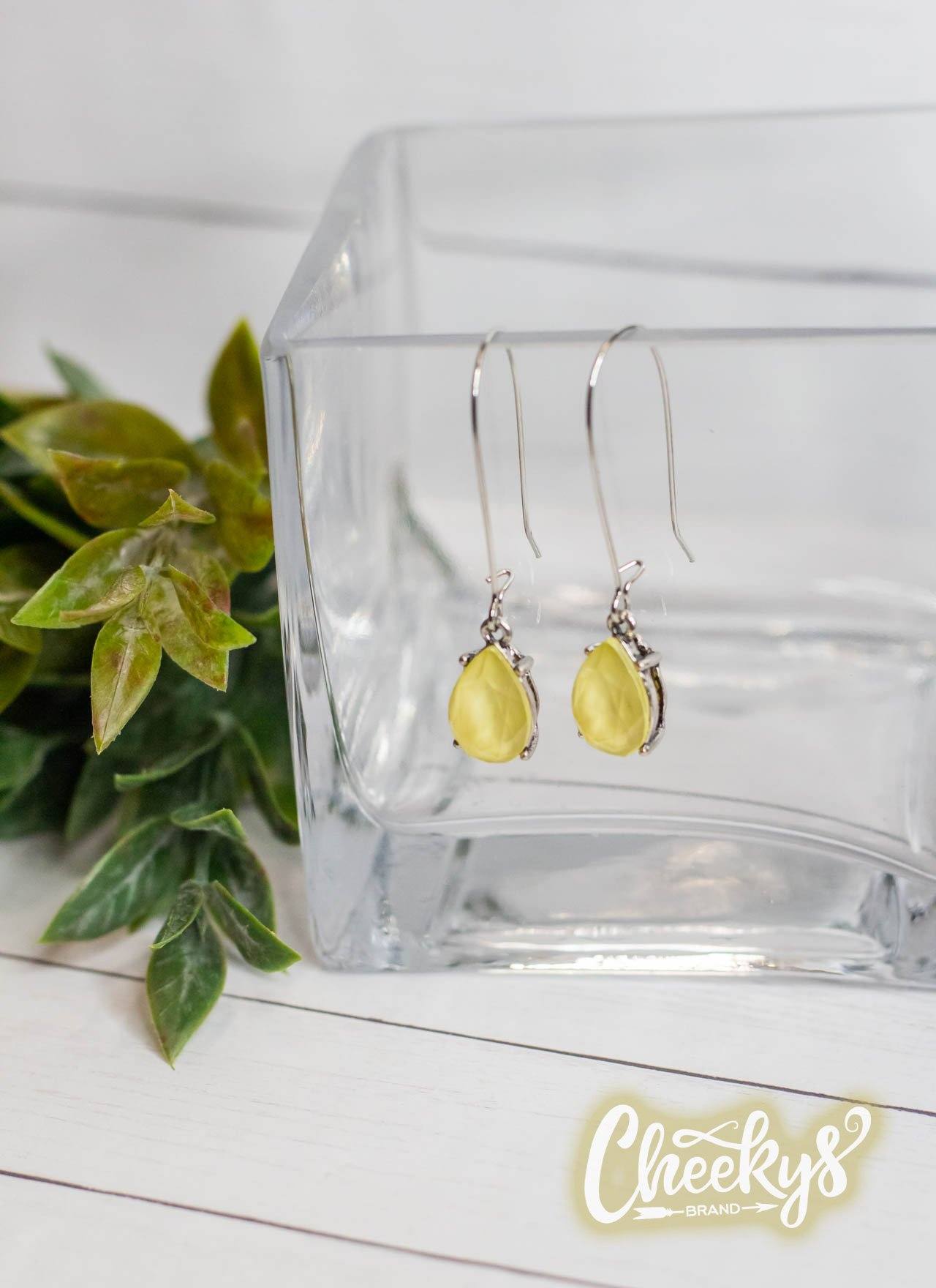 Sparkling In The Sun Yellow Earrings Jewelry 18 