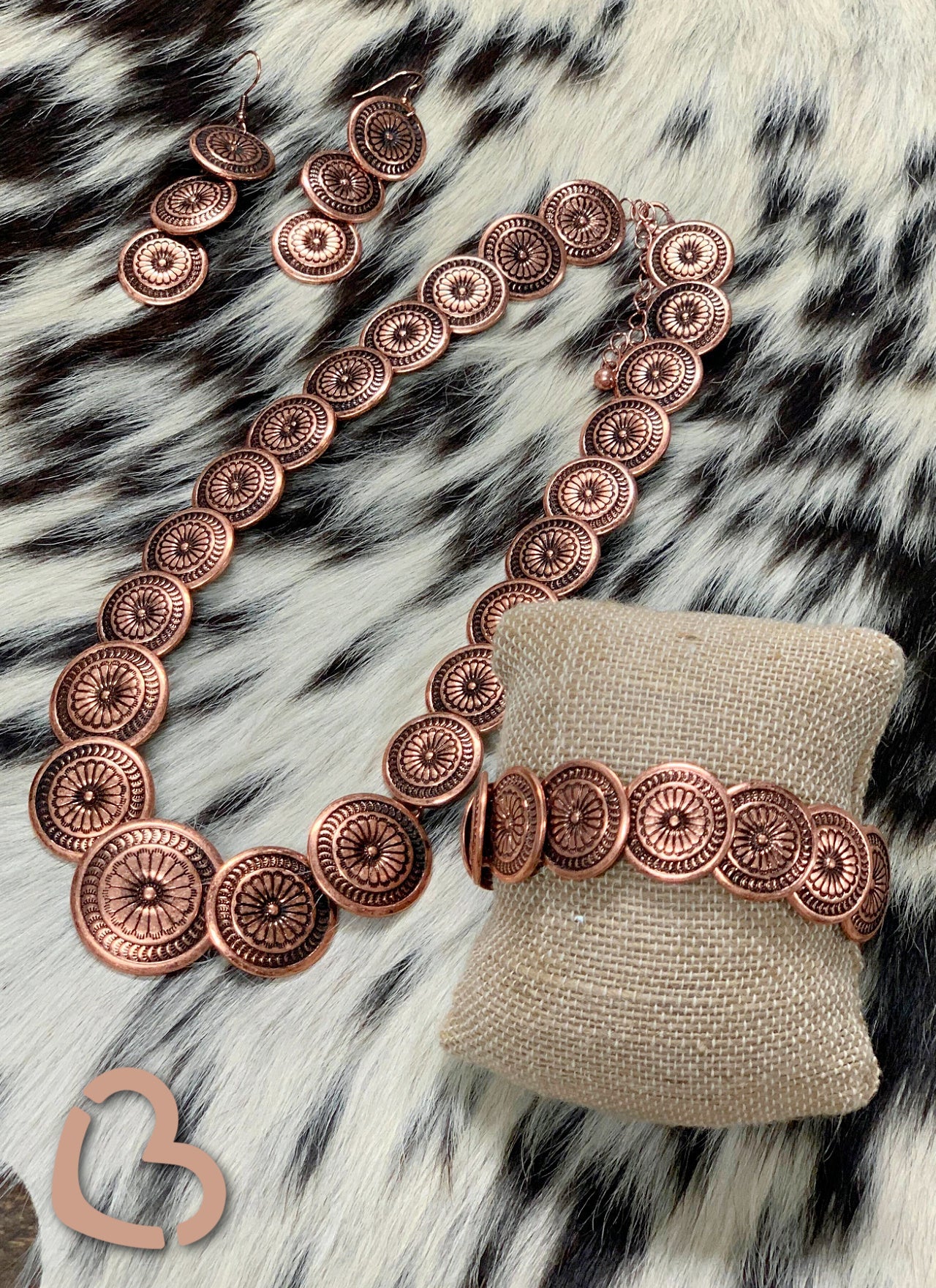 The Ambrose Concho Bracelet in Copper Jewelry 176 
