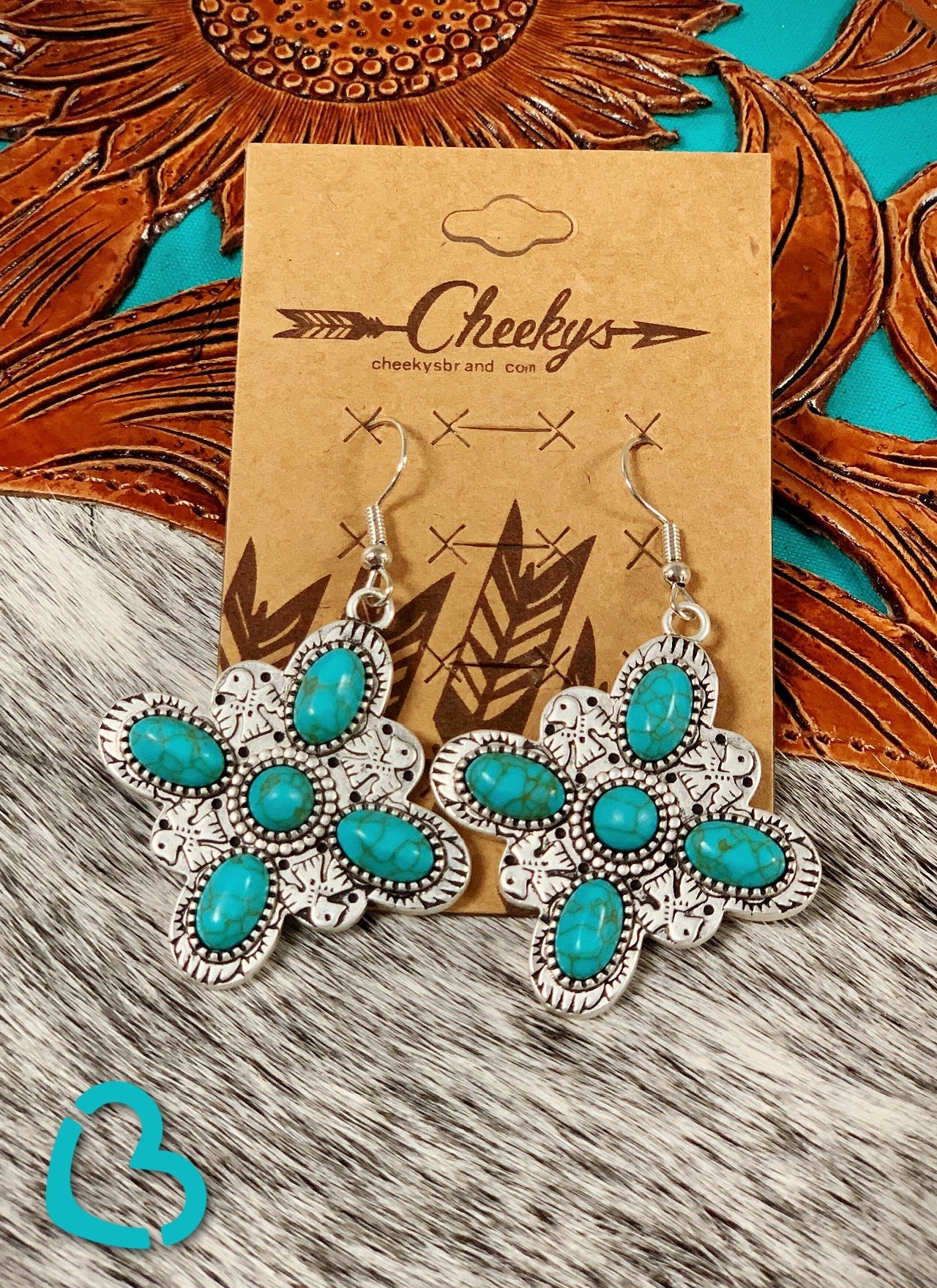 The Starburst Earrings in Turquoise Jewelry 18 