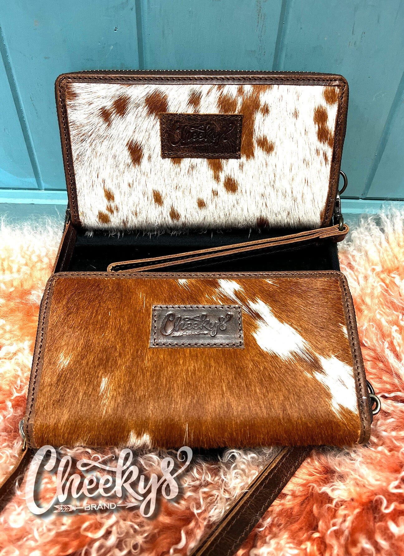 Betsy the Brown HOH Wallet/Clutch Leather Cheekys Brand 