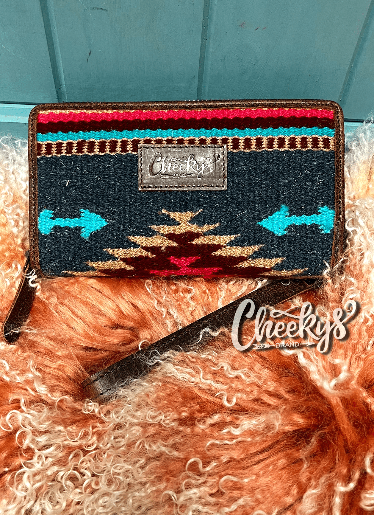Obray Wallet/Clutch Leather Cheekys Brand 