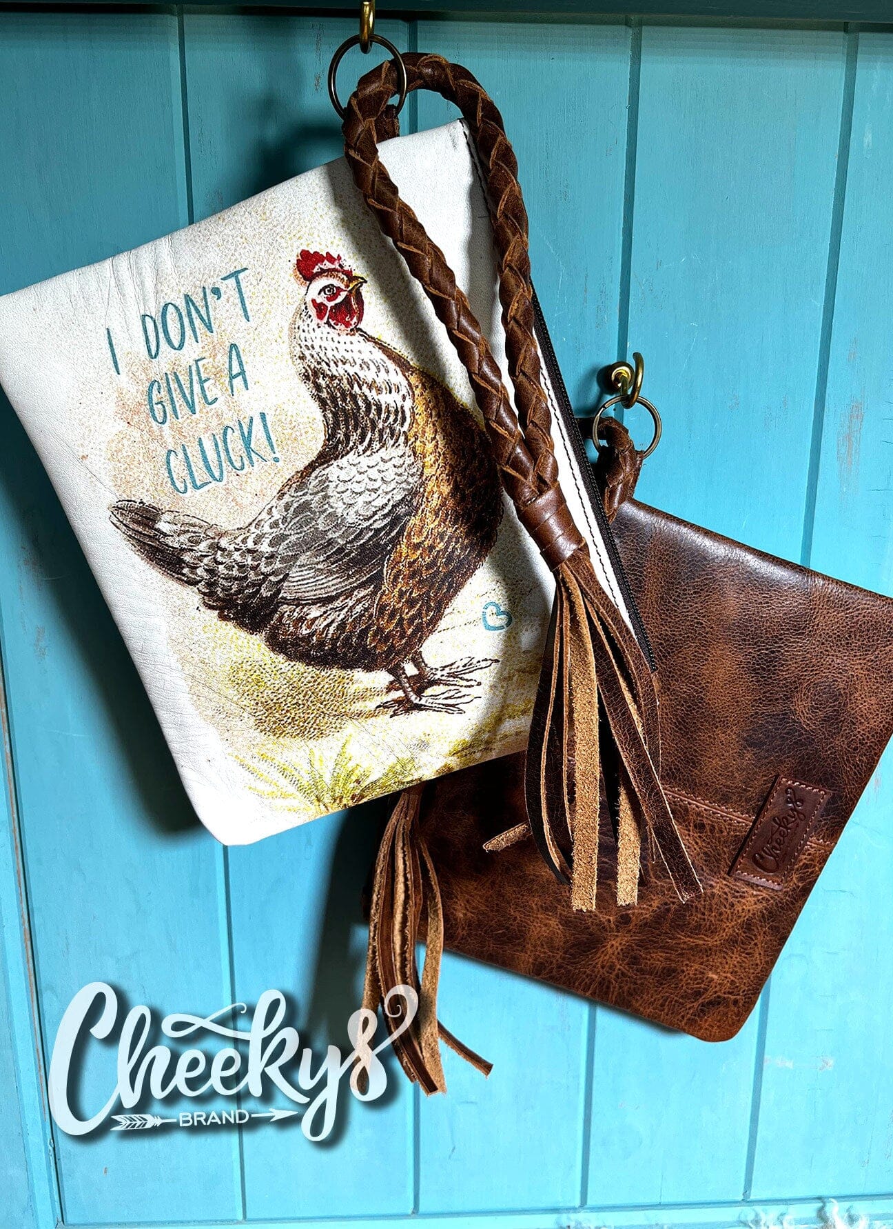 I Don't Give A Cluck Wristlet Cheekys Brand 