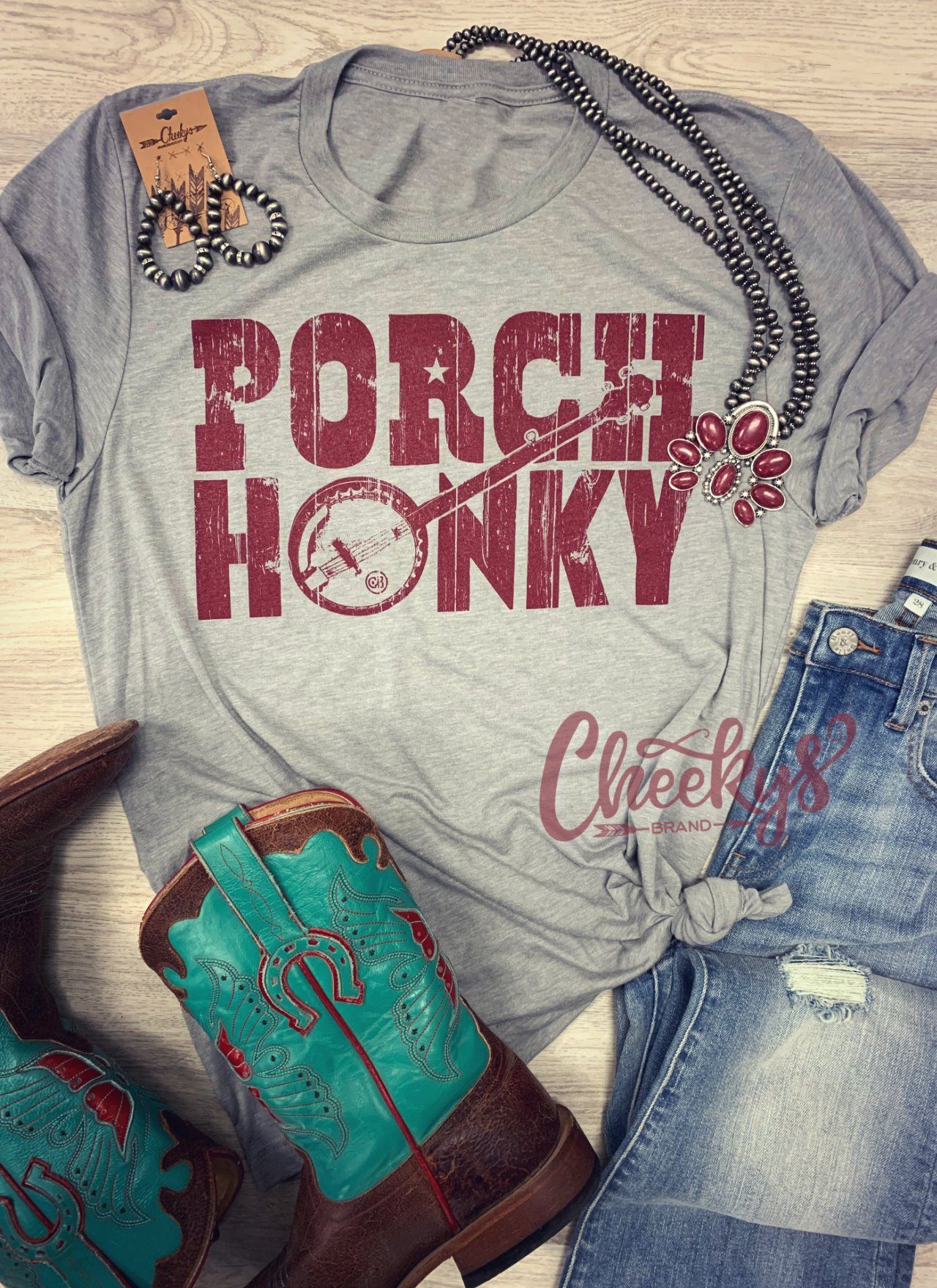 Porch Honkey Unisex Steel Tee Cheekys Apparel 37 