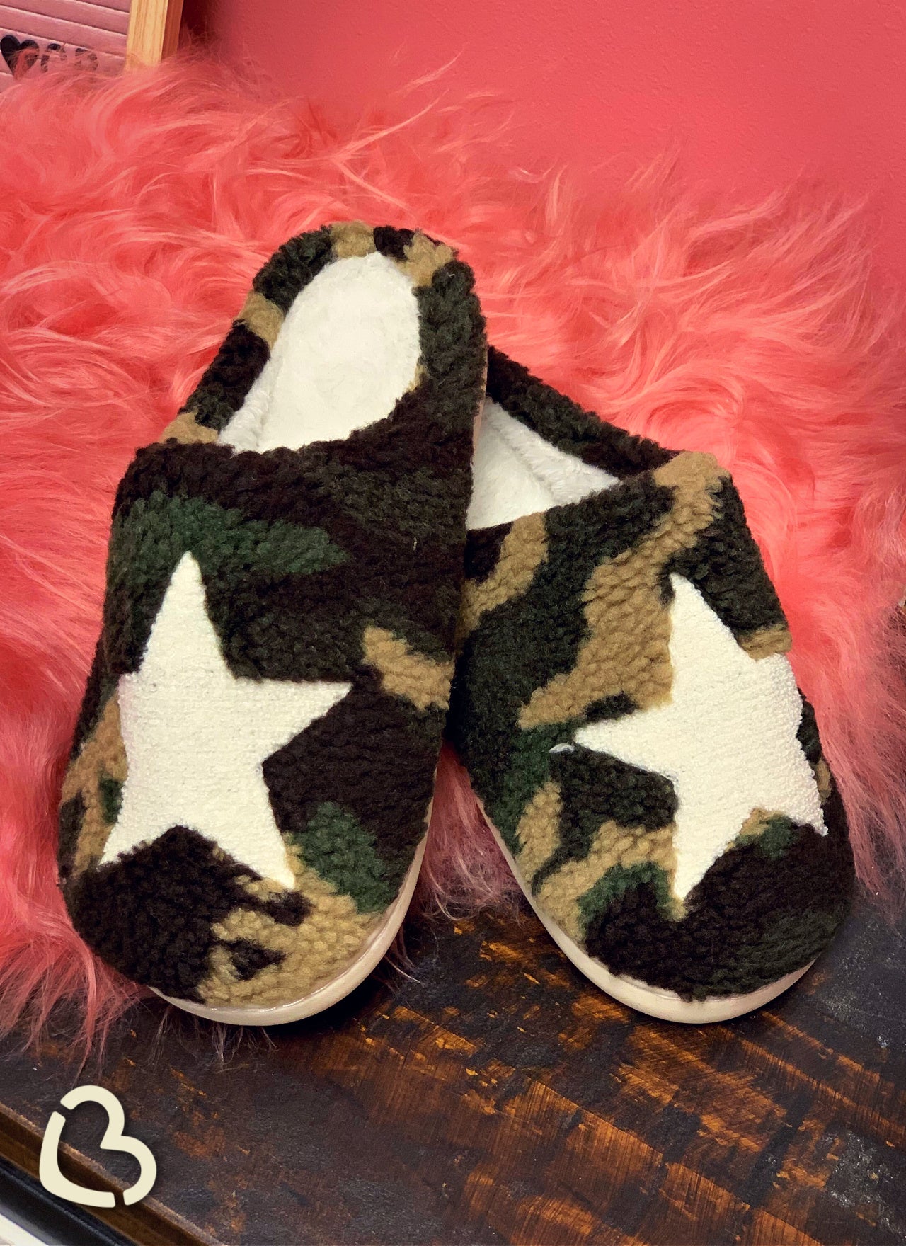 Camo Star Slippers Footwear vendor unknown 