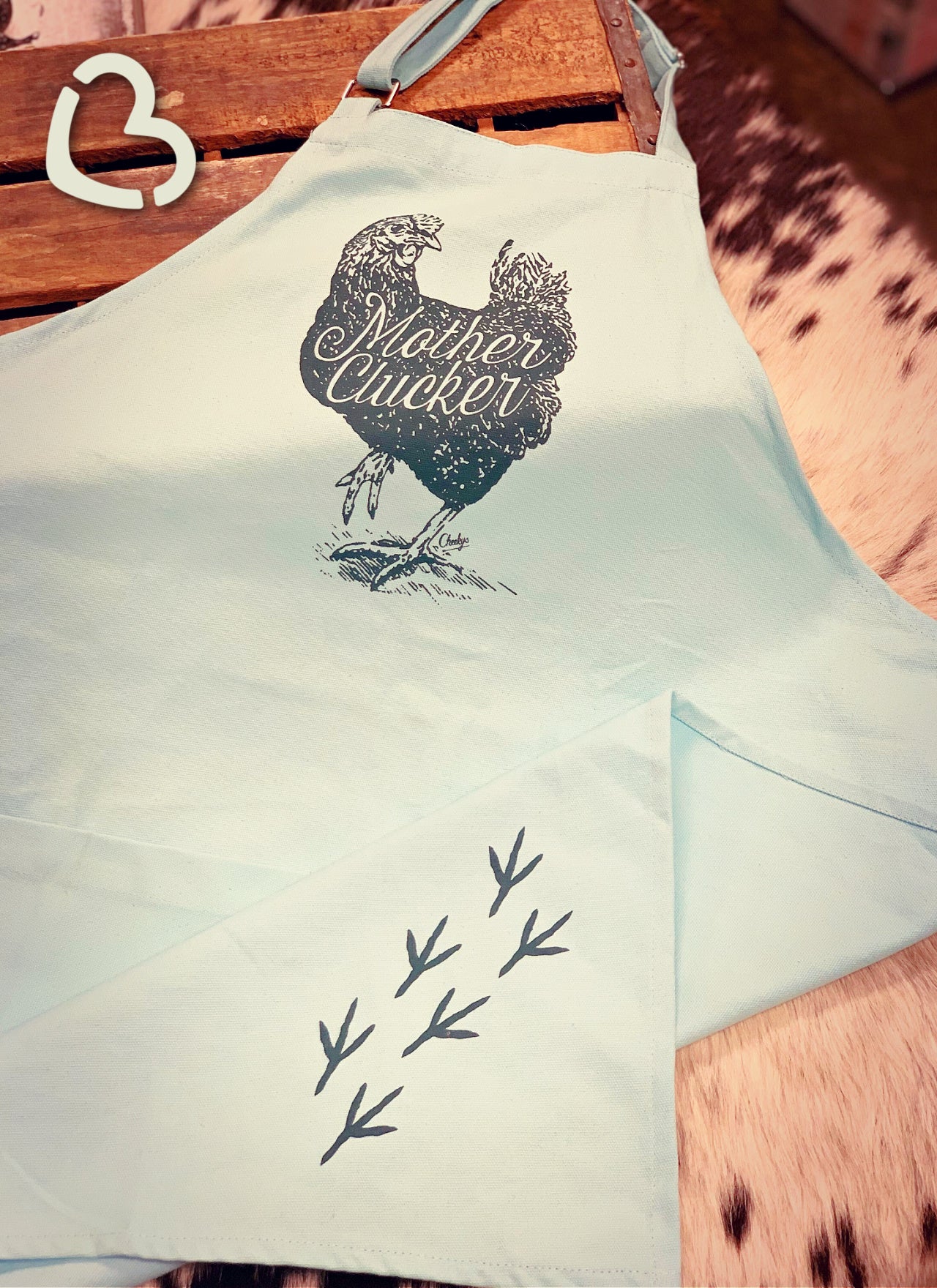 Mother Clucker Apron on Delta Blue Home & Gift 197 