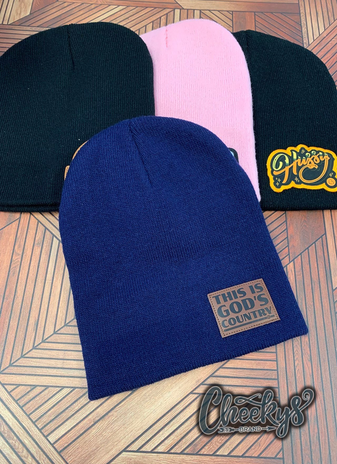 This Is God's Country Navy Beanie Caps & Beanies 82 