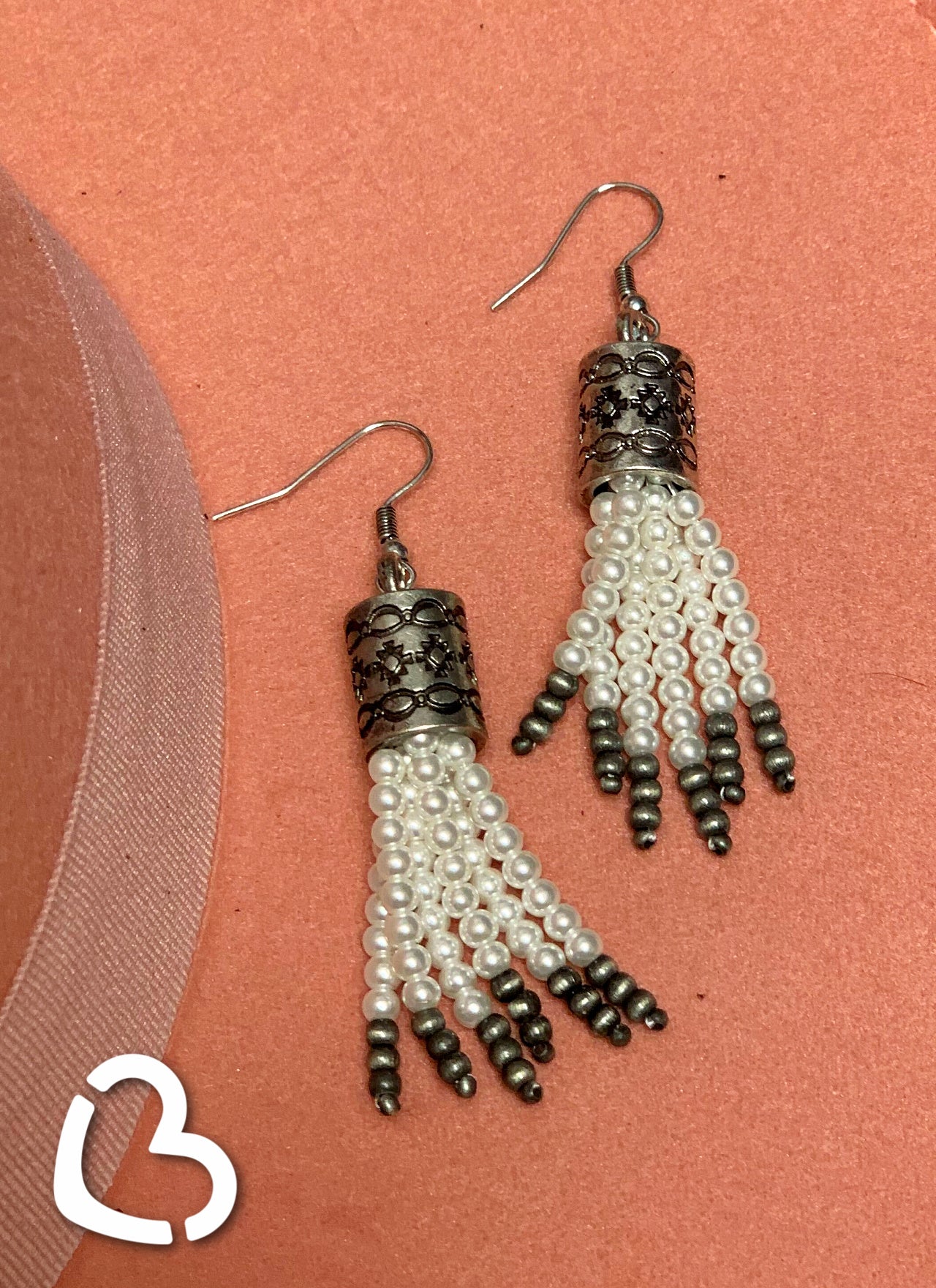 Chandelier Navajo Pearl Earrings Jewelry 176 