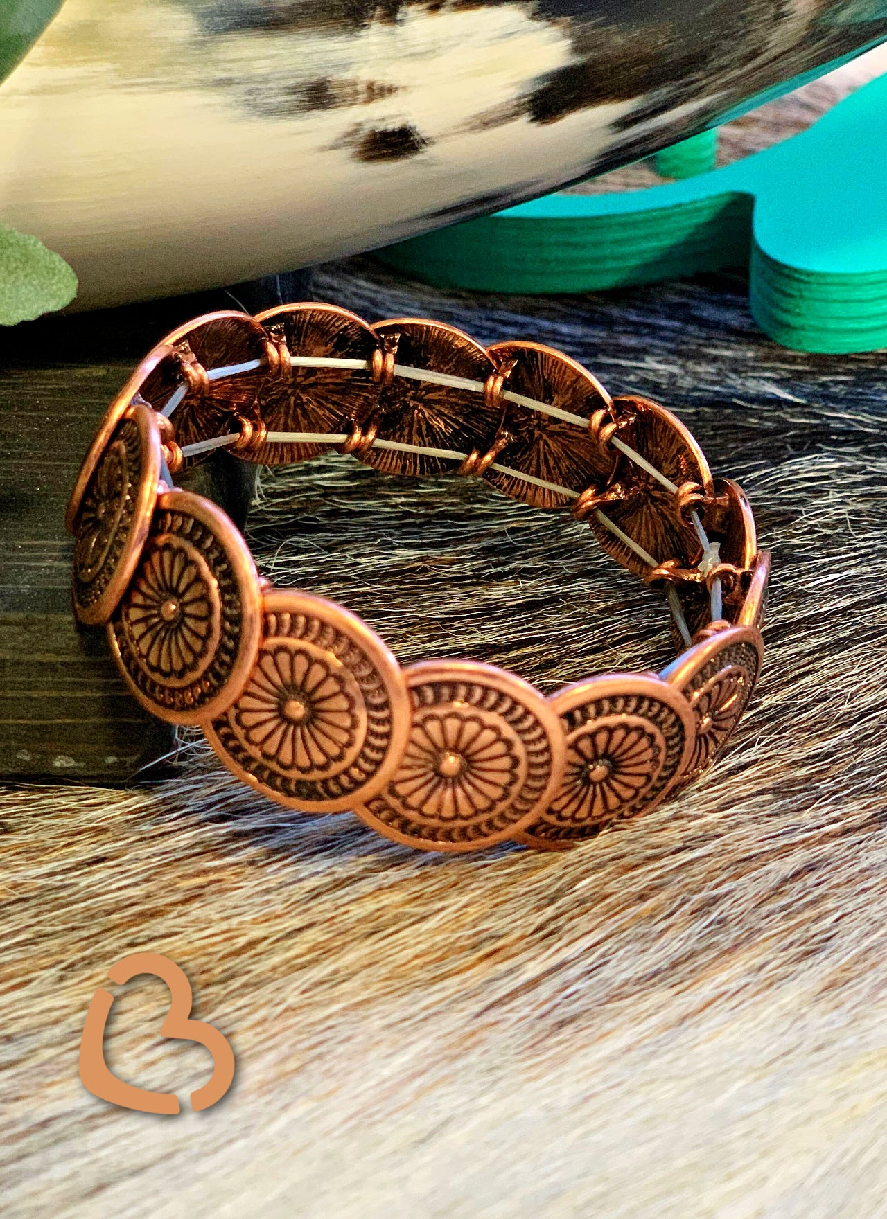 The Ambrose Concho Bracelet in Copper Jewelry 176 