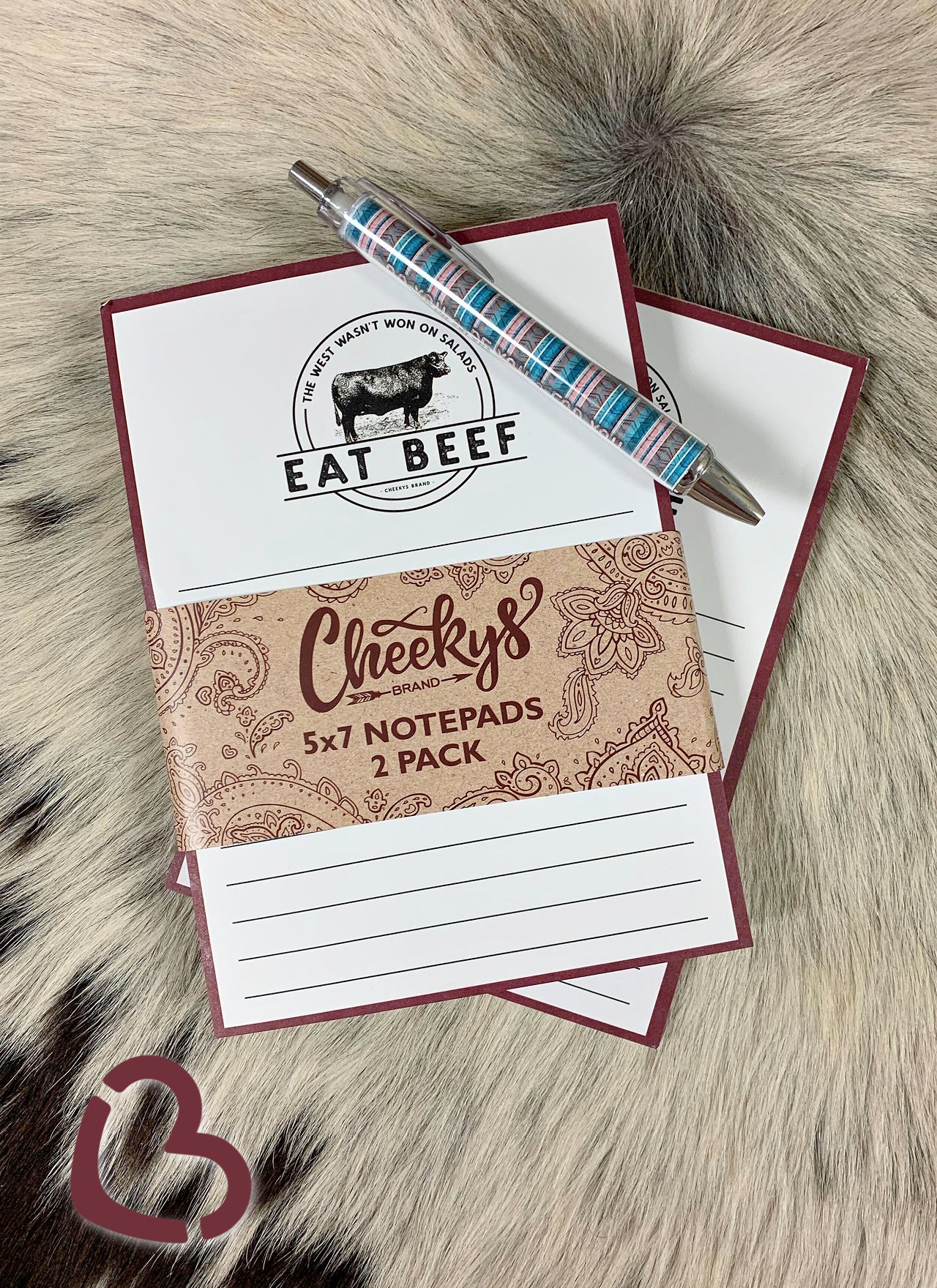 Eat Beef Note Pad Set of 2 Accessories 0 